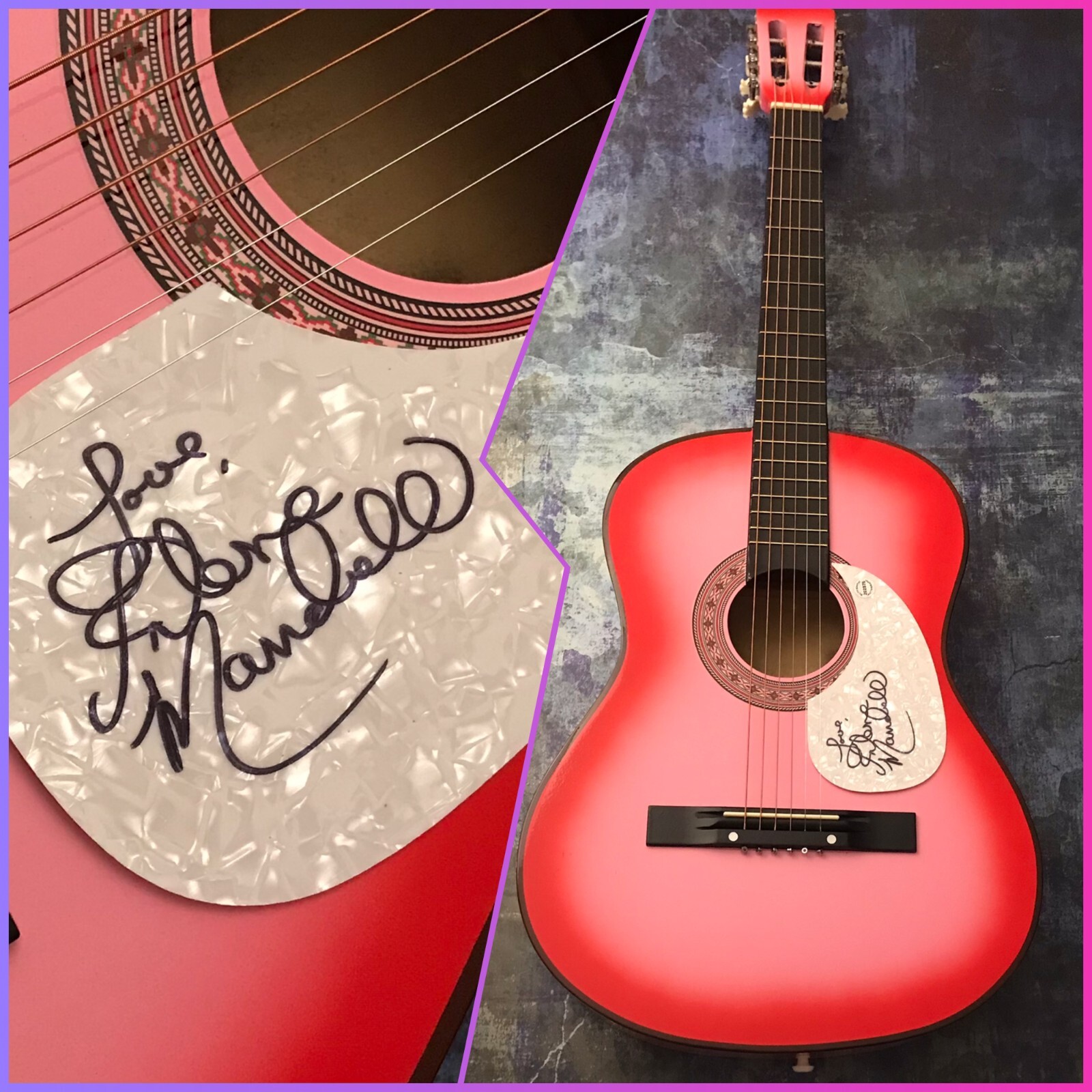 GFA And the Mandrell Sisters * IRLENE MANDRELL * Signed Acoustic Guitar M2 COA

