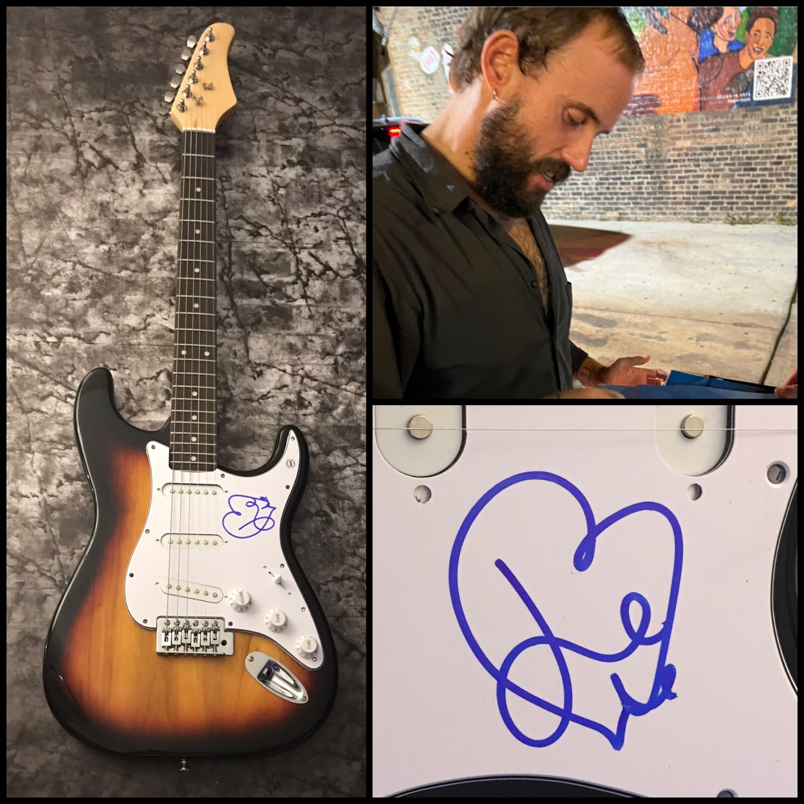 GFA Idles Band Singer * JOE TALBOT * Signed Electric Guitar PROOF COA