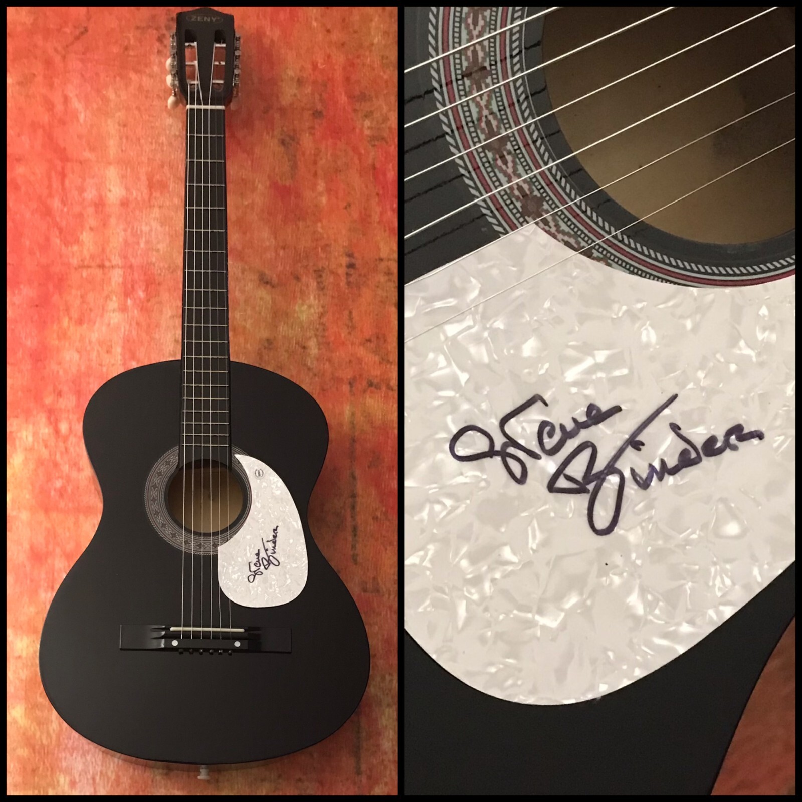 GFA Elvis Presley's Director * STEVE BINDER * Signed Acoustic Guitar S2 COA