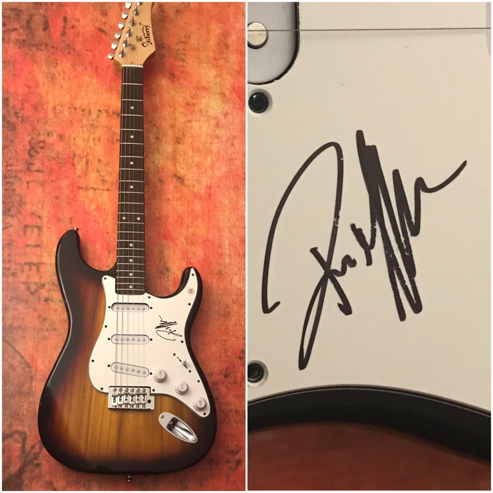 GFA To Be Loved By You * PARKER McCOLLUM * Signed Electric Guitar PROOF COA