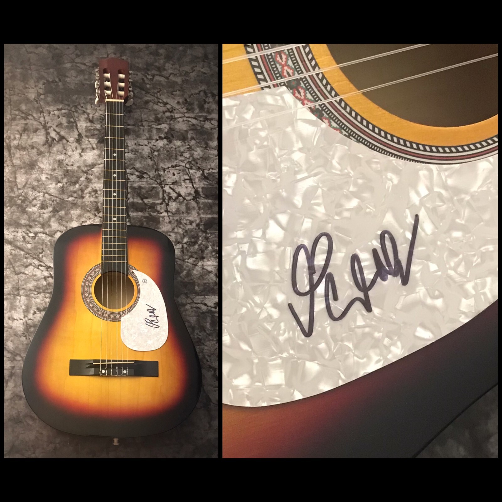GFA Rock On & A Winter's Tale * DAVID ESSEX * Signed Acoustic Guitar D2 COA