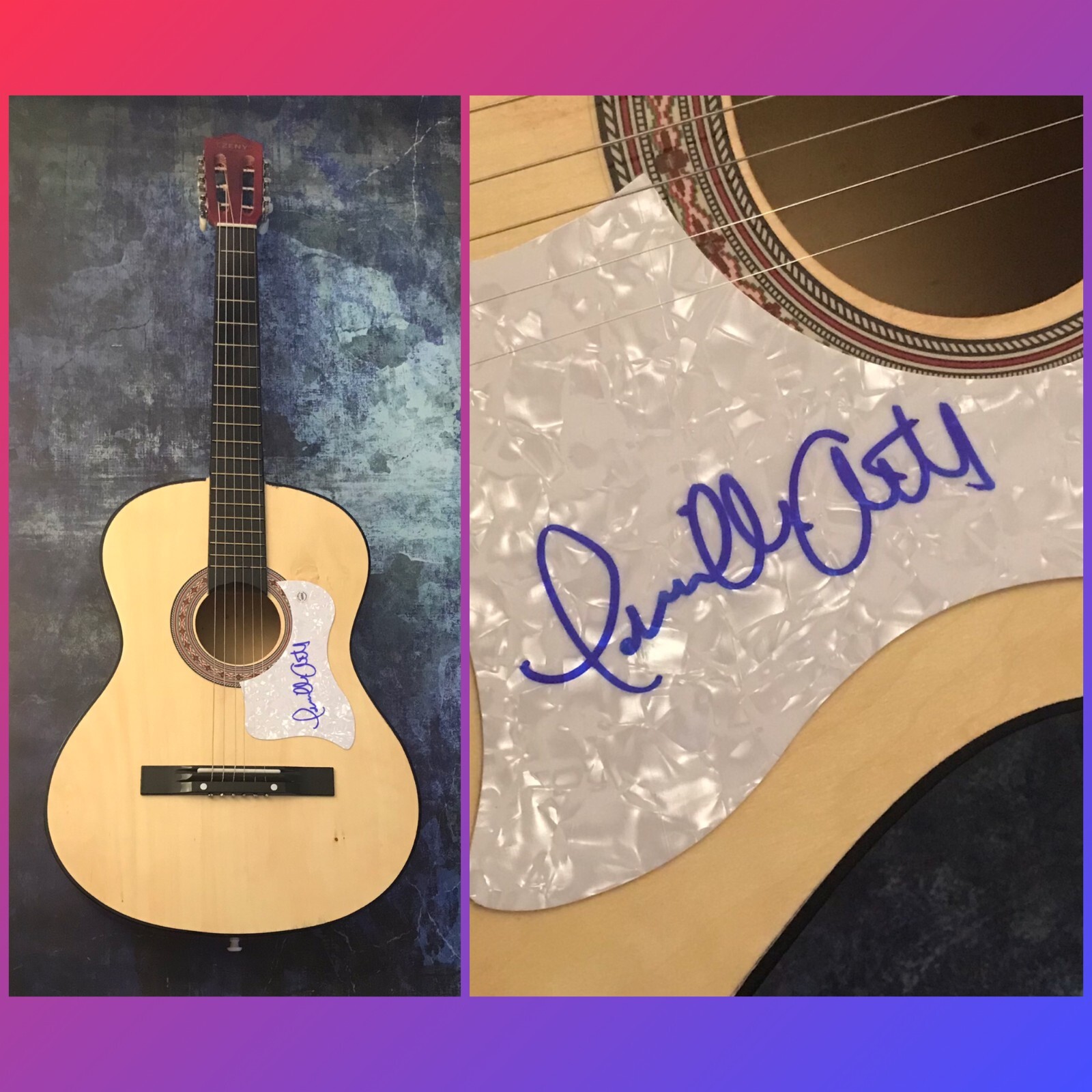 GFA Sexy Country Somebody Like That * TENILLE ARTS * Signed Acoustic Guitar COA
