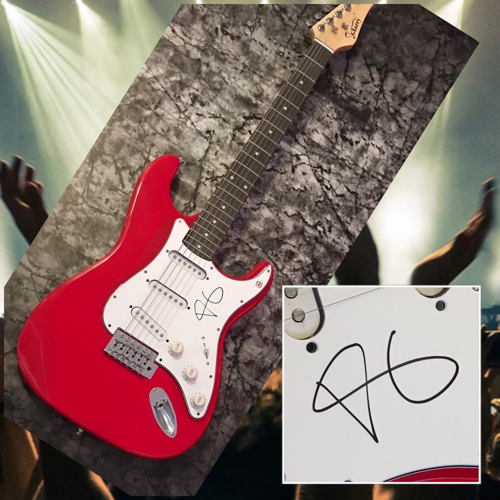 GFA Kesha Tik Tok Pop Star * KE$HA * Signed Electric Guitar PROOF AD1 COA
