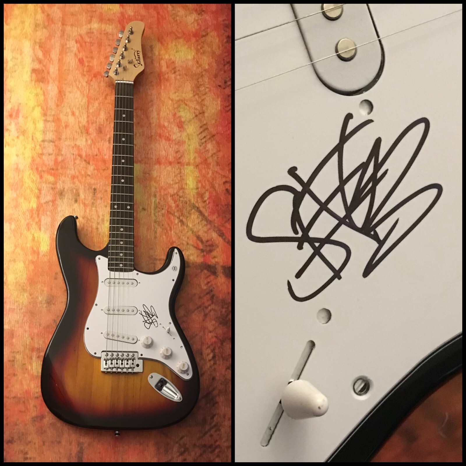 GFA Sumo Cyco Band Singer * SKYE SWEETNAM * Signed Electric Guitar PROOF S5 COA
