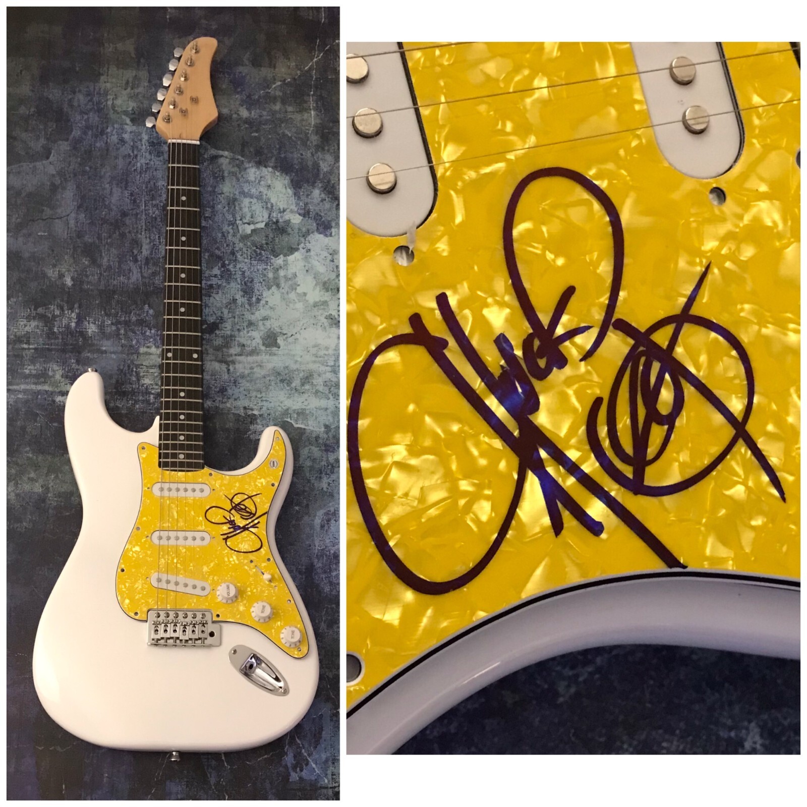 GFA Public Enemy Legend * CHUCK D * Signed Electric Guitar PROOF COA
