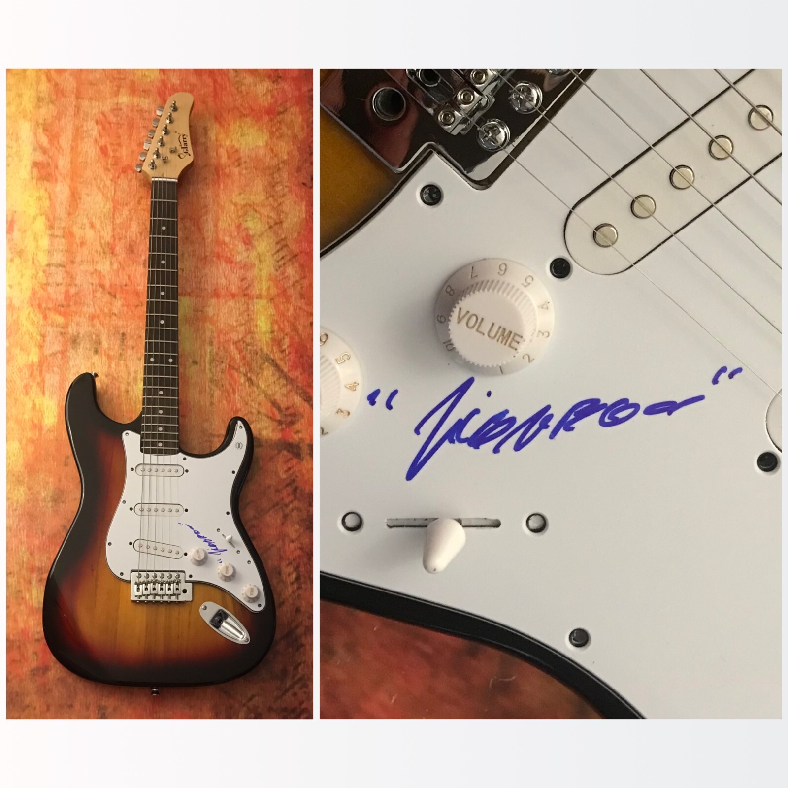 GFA The Meters Drummer * ZIGGY MODELISTE * Signed Electric Guitar AD1 COA
