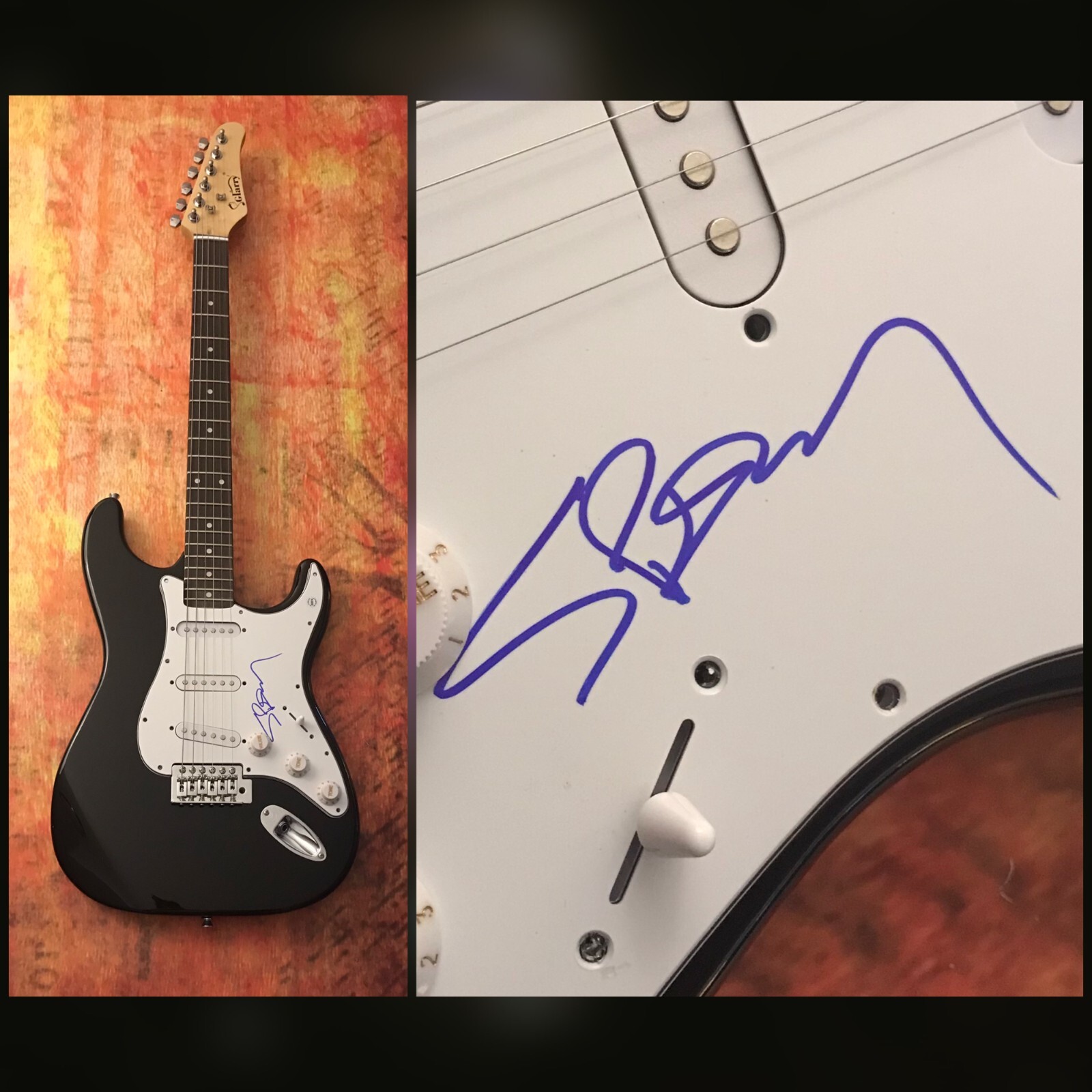 GFA Powerman 5000 Rock Star * SPIDER ONE * Signed Electric Guitar PROOF S5 COA
