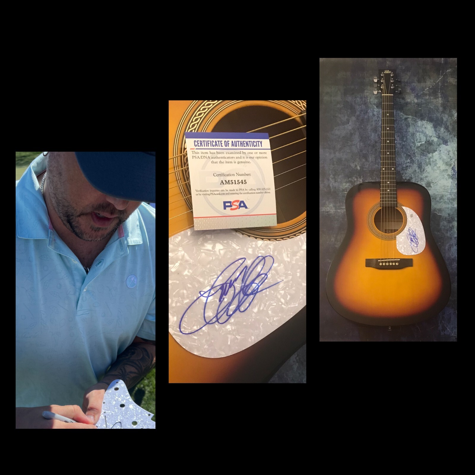 PSA Dirt Road Anthem * JASON ALDEAN * Signed 41