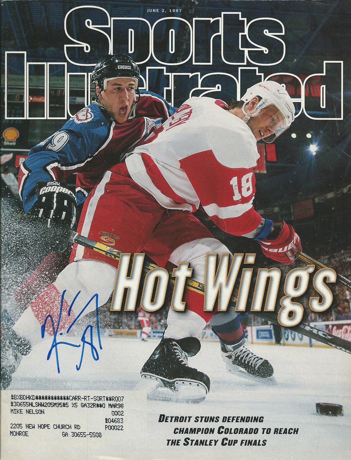 **GFA Sports Illustrated *KIRK MALTBY* Signed SI Magazine AD1 COA**
