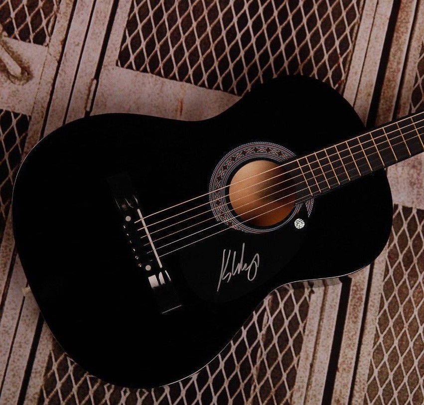 GFA American Rock Star * KIP WINGER * Signed Acoustic Guitar AD3 COA