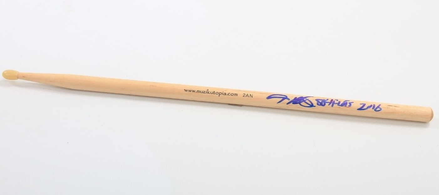 GFA SHADOWS FALL DRUMMER * JASON BITTNER * SIGNED DRUM STICK COA COLLECTIBLE MEMORABILIA
