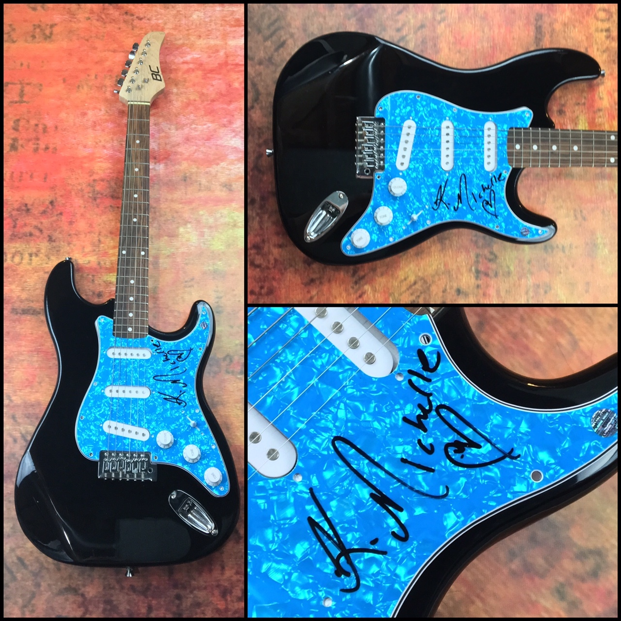 GFA Sexy R&B Singer * K. MICHELLE * Signed Autograph Electric Guitar COA