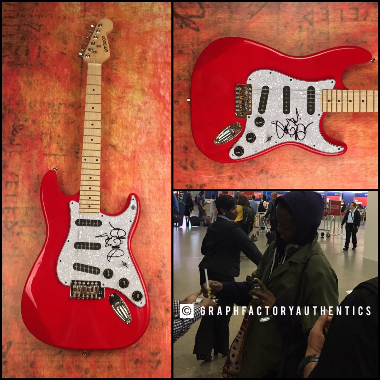 GFA The Fugees Singer * LAURYN HILL * Signed Electric Guitar PROOF L2 COA