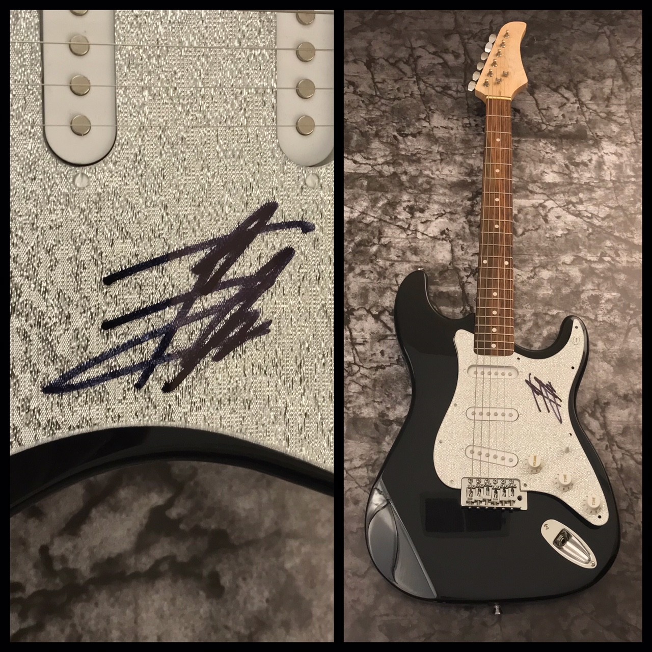 GFA Die a Happy Man * THOMAS RHETT * Signed Autographed Electric Guitar COA