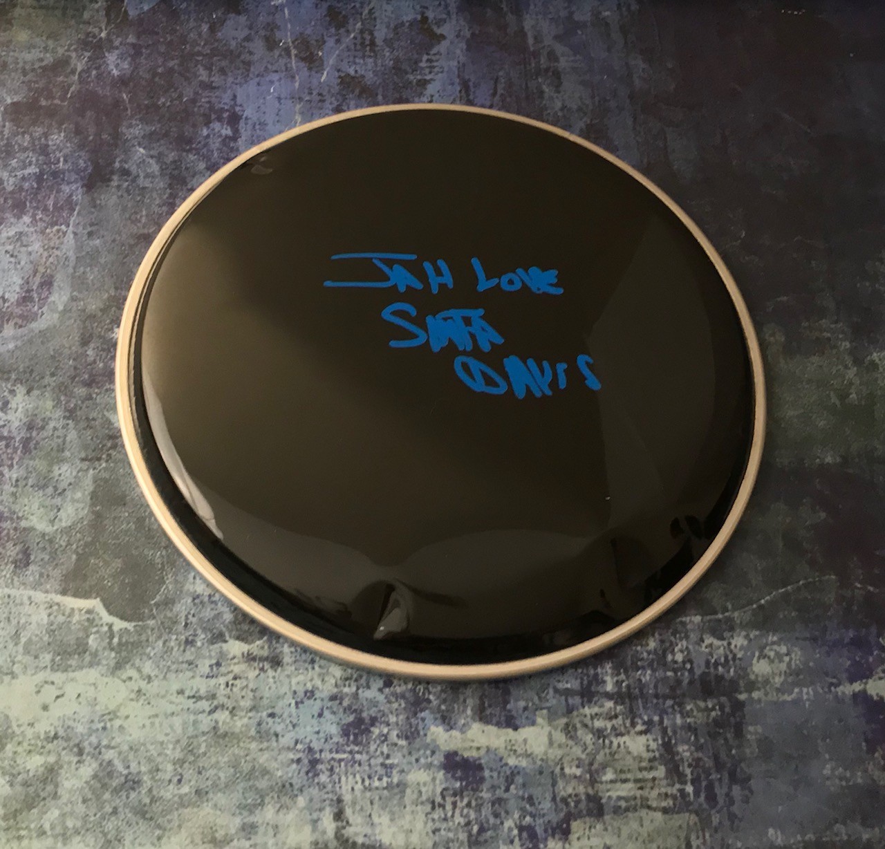 GFA Bob Marley Drummer * CARLTON SANTA DAVIS * Signed 10