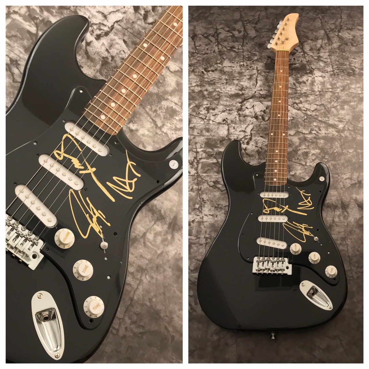 GFA Andreas Kisser x3 Band * SEPULTURA * Signed Electric Guitar LA2 COA