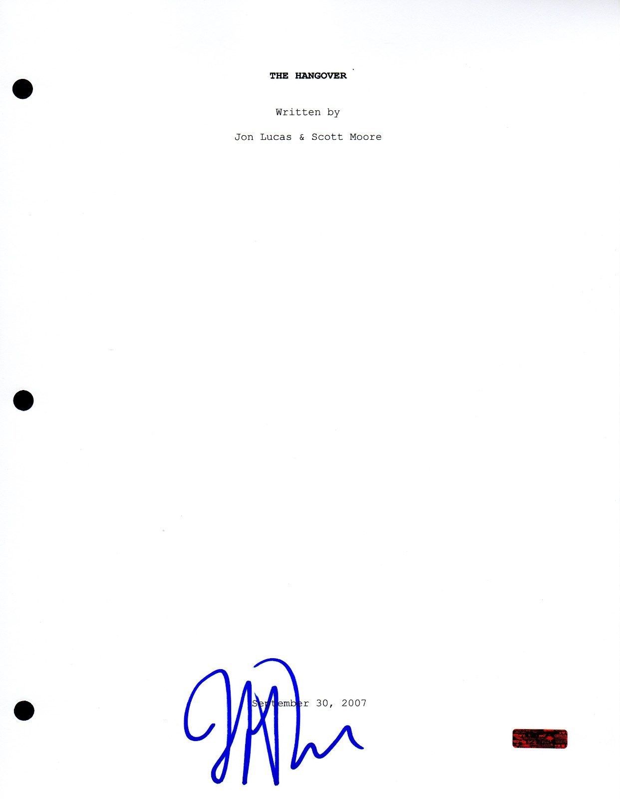 GFA The Hangover * JEFFREY TAMBOR * Signed Full Movie Script J2 COA