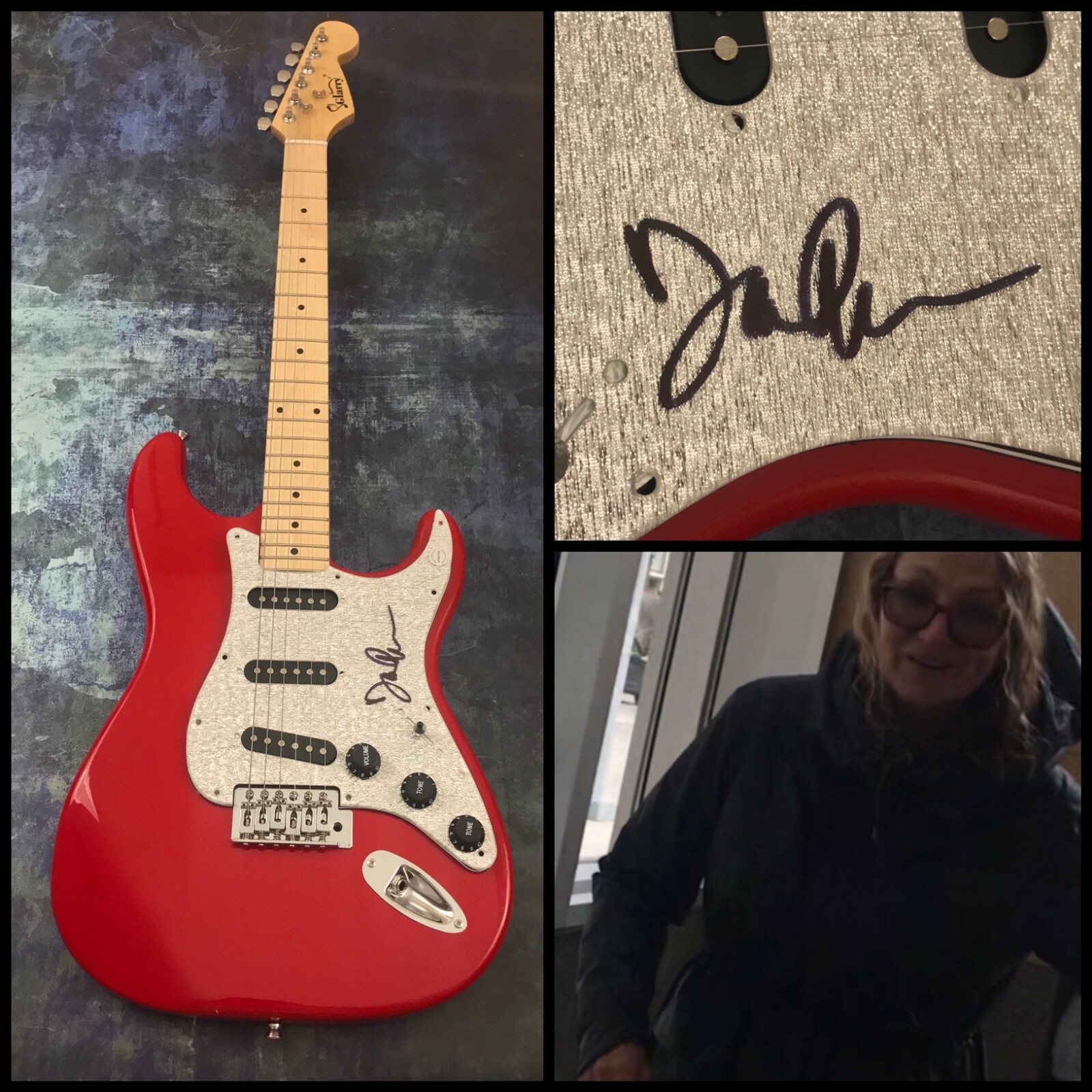 GFA Relish One of Us * JOAN OSBORNE * Signed Electric Guitar PROOF J1 COA