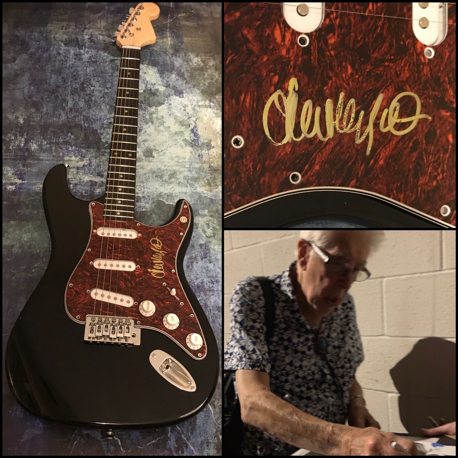 GFA And the Bluesbreakers * JOHN MAYALL * Signed Electric Guitar PROOF COA