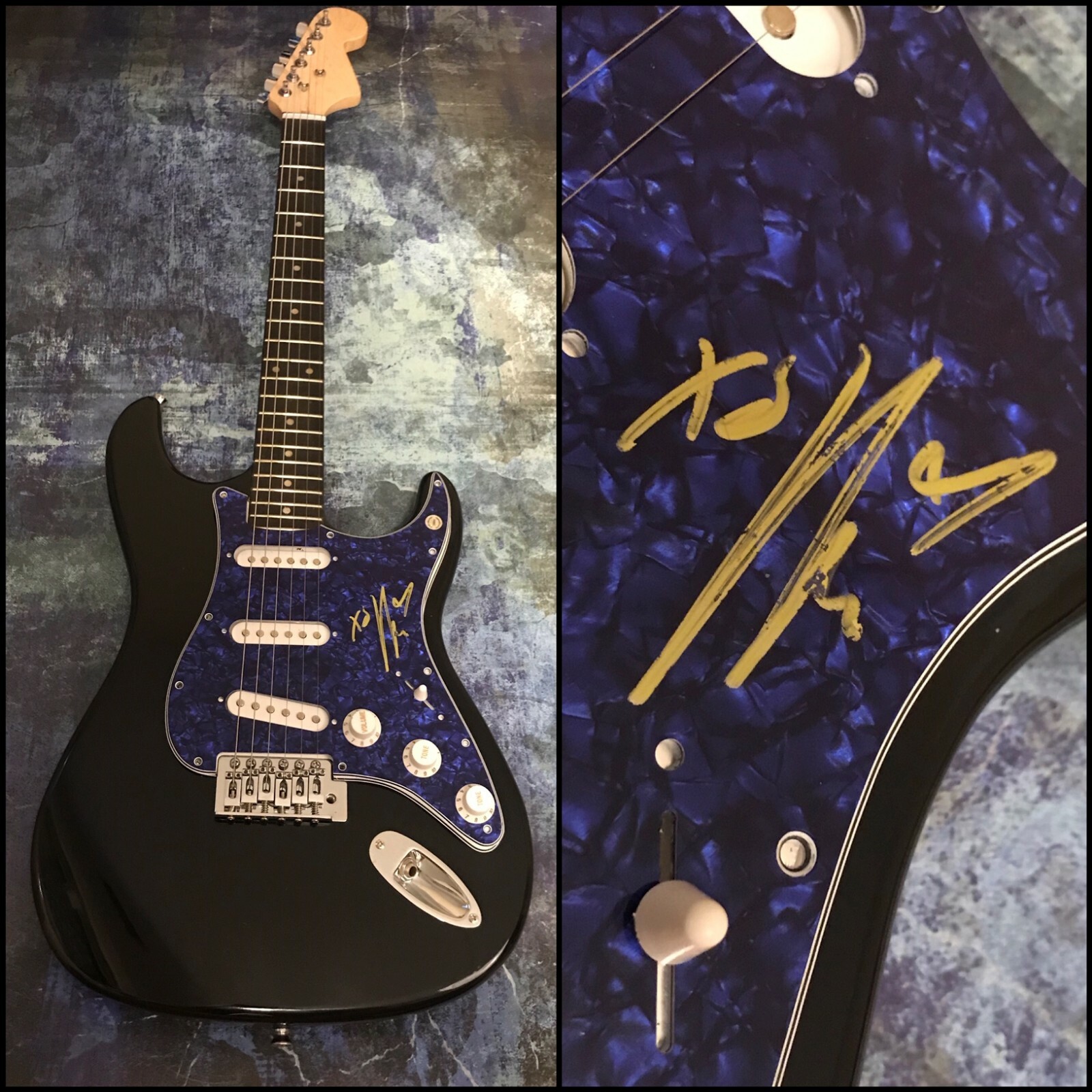 GFA Sexy Aurora Like That * BEA MILLER * Signed Autograph Electric Guitar COA