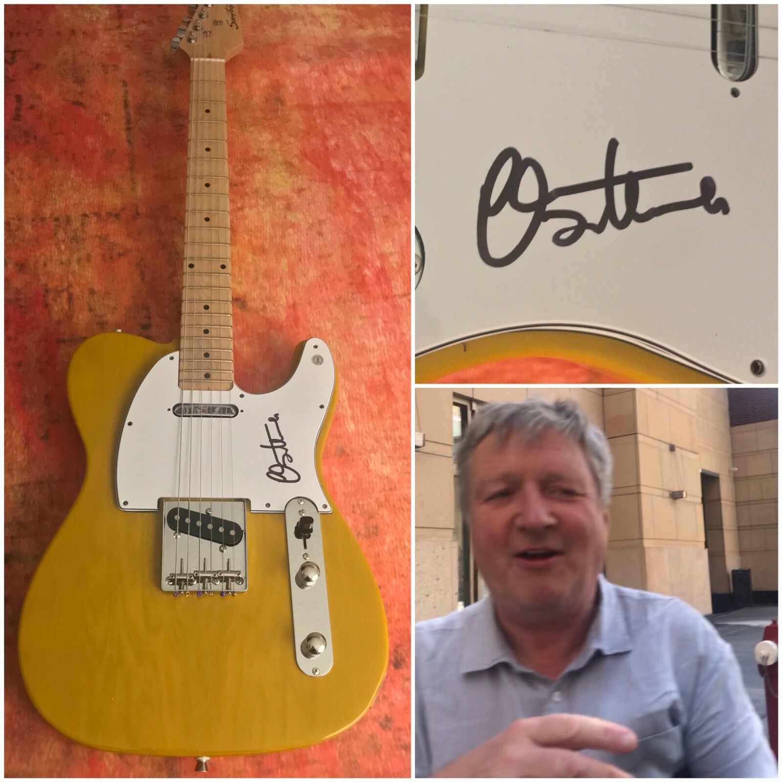 GFA Squeeze Band Tempted * GLENN TILBROOK * Signed Electric Guitar PROOF G5 COA