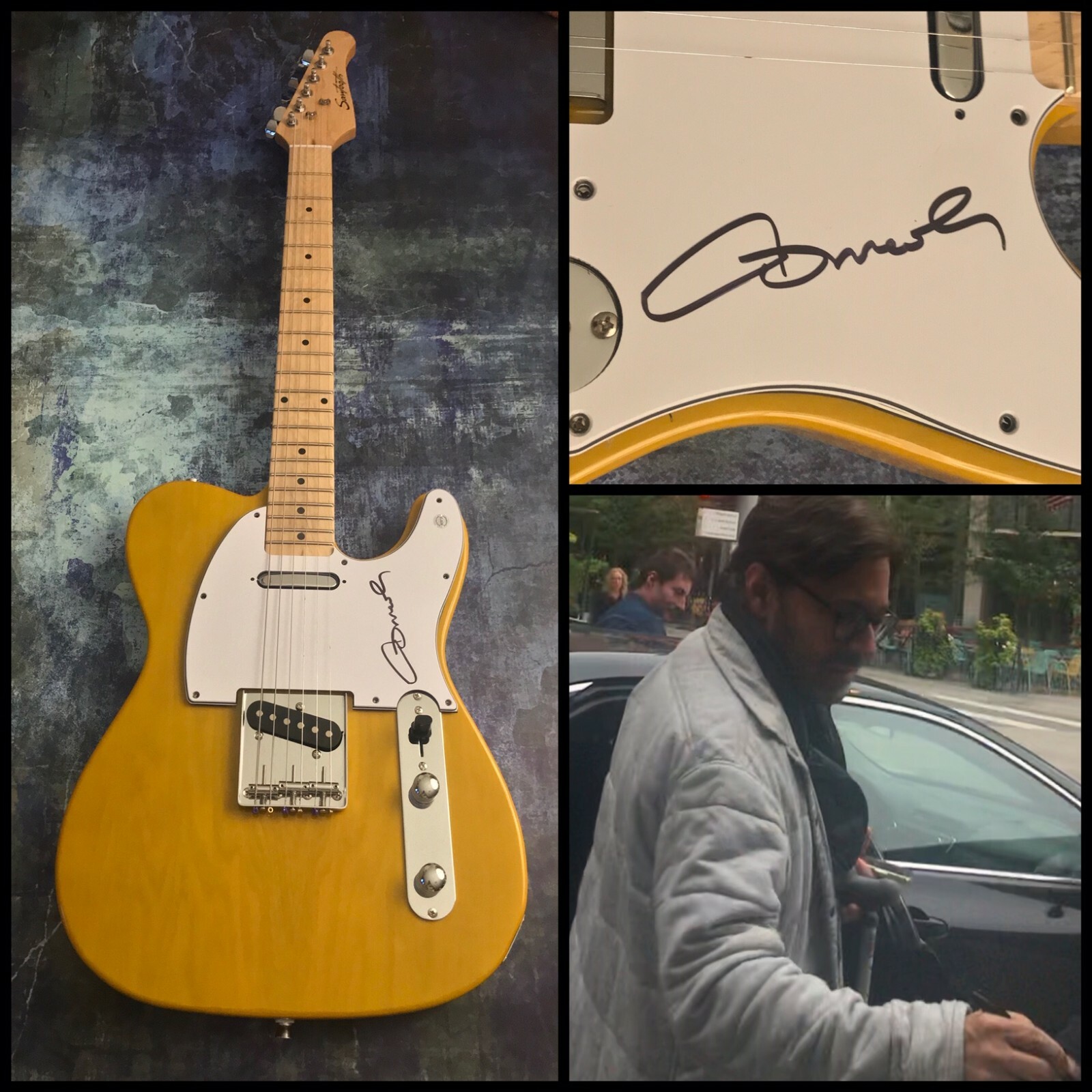 GFA Elegant Gypsy Guitarist * AL Di MEOLA * Signed Tele Electric Guitar COA