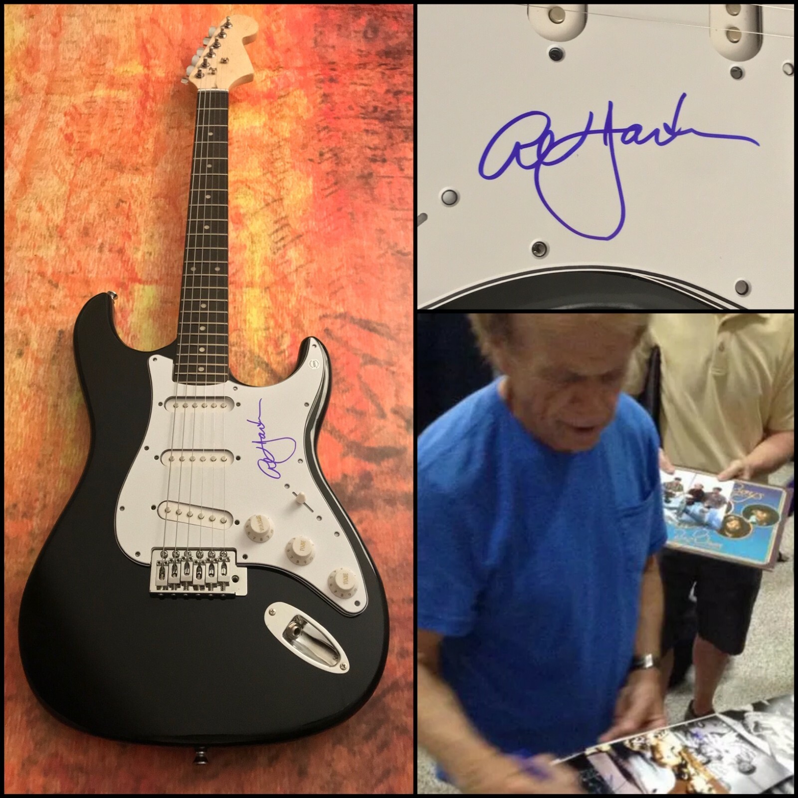 GFA The Beach Boys * AL JARDINE * Signed Electric Guitar PROOF A2 COA