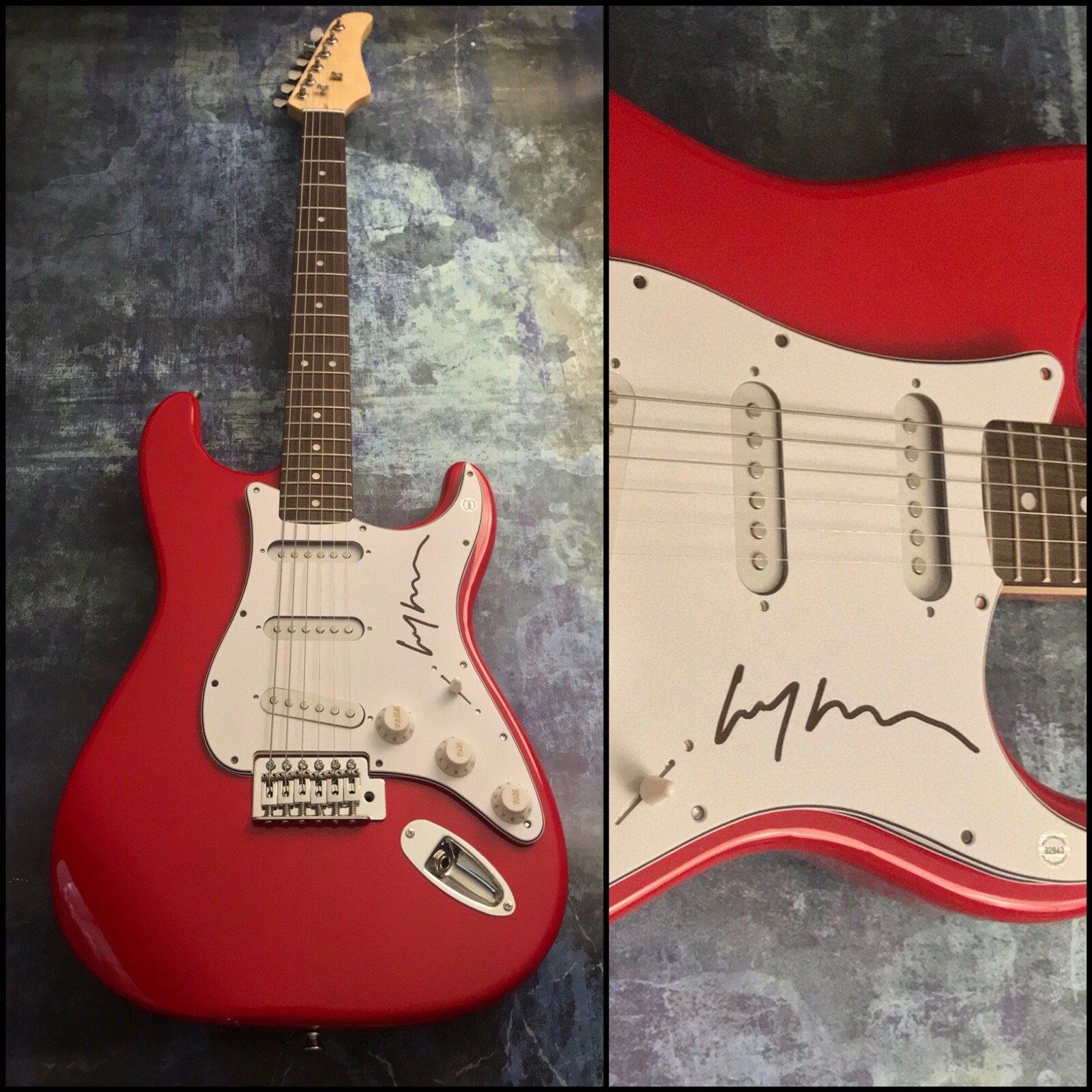GFA The New Pornographers Band * A.C. NEWMAN * Signed Electric Guitar C2 COA