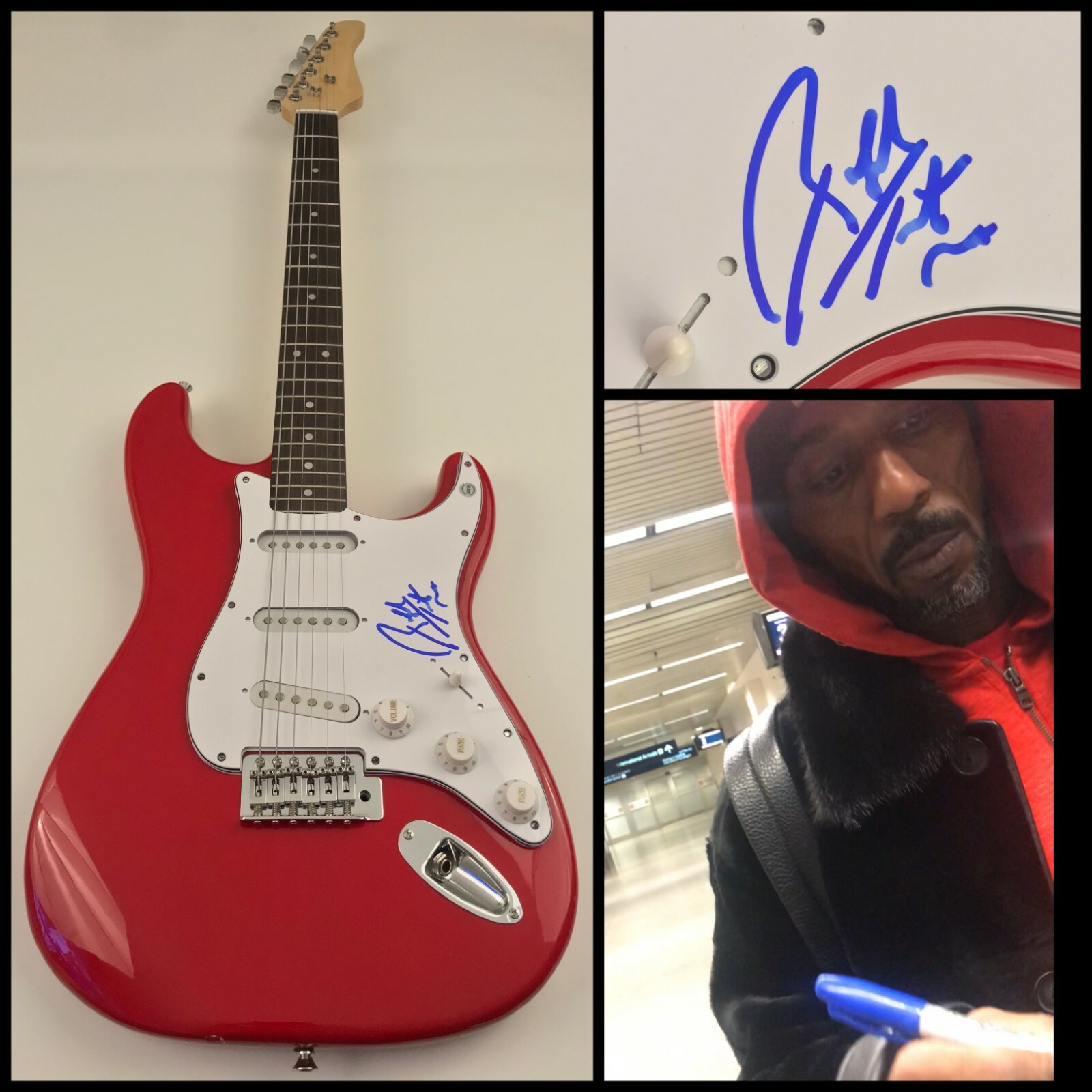 GFA New Edition Heart Break * RALPH TRESVANT * Signed Electric Guitar R3 COA