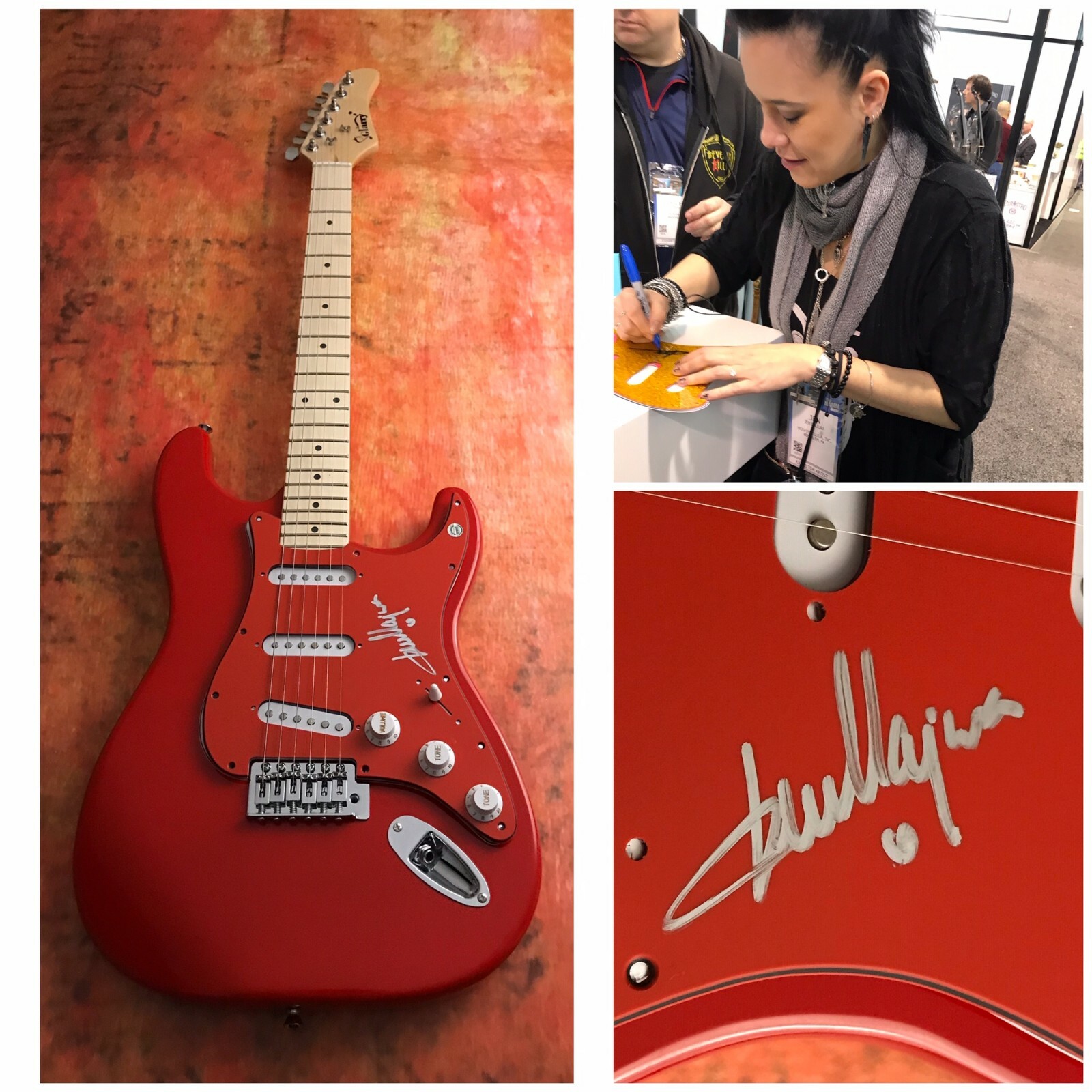 GFA Evanescence Guitarist * JEN MAJURA * Signed Electric Guitar PROOF J3 COA