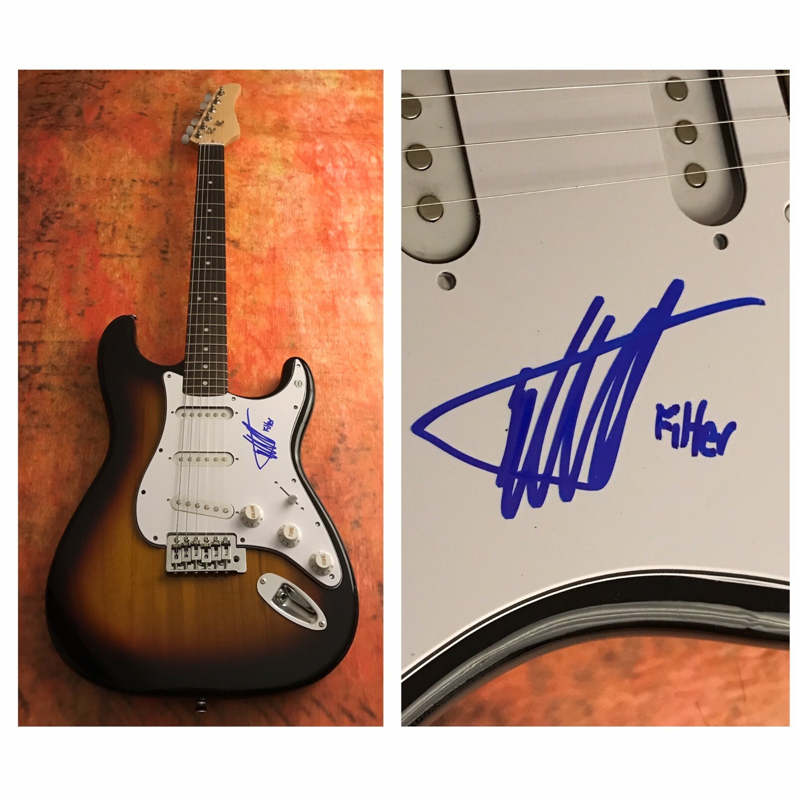 GFA Filter Title of Record * RICHARD PATRICK * Signed Electric Guitar R2 COA