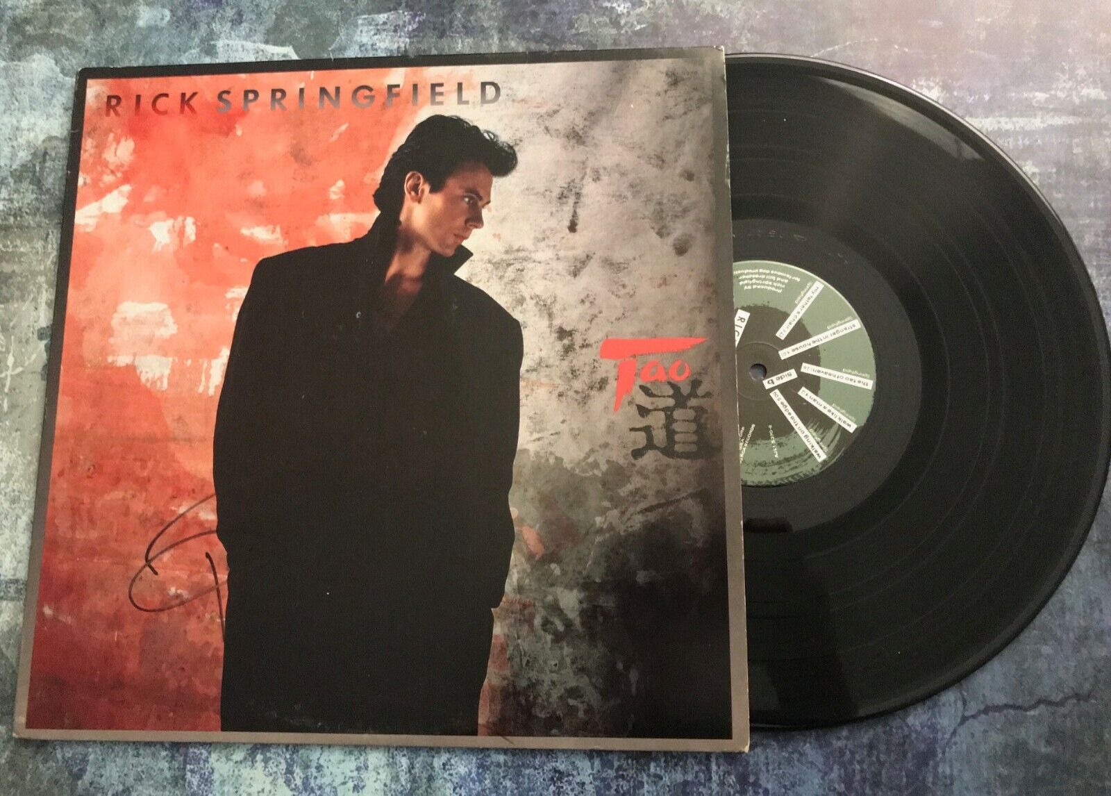 GFA The Tao Power of Love * RICK SPRINGFIELD * Signed Record Album COA
