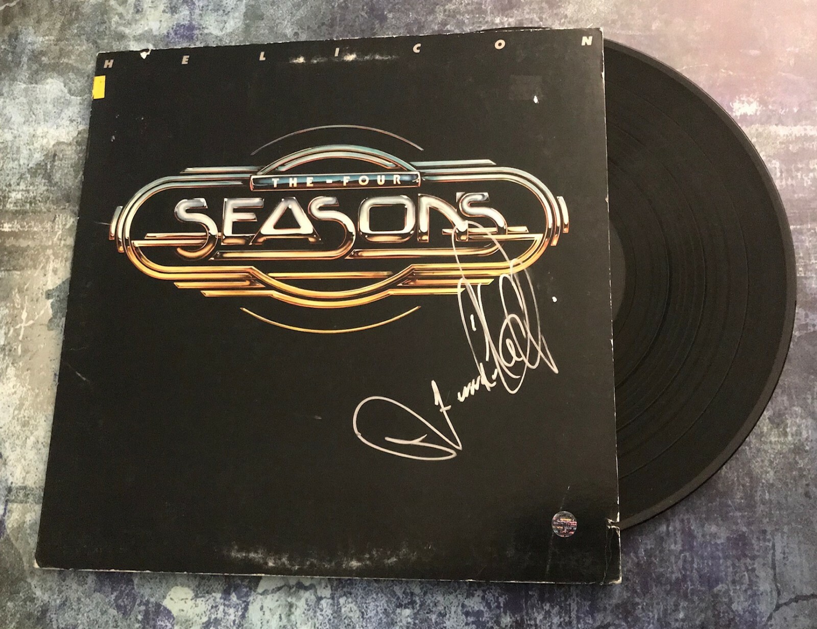 GFA The Four Seasons * FRANKIE VALLI * Signed Record Album PROOF F2 COA