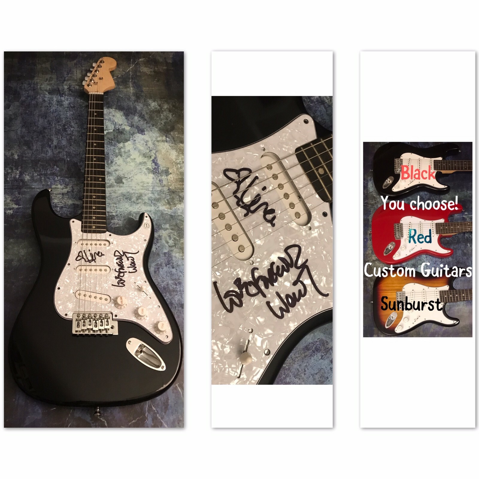 GFA The Revolution * WENDY AND LISA * Signed Electric Guitar PROOF AD3 COA