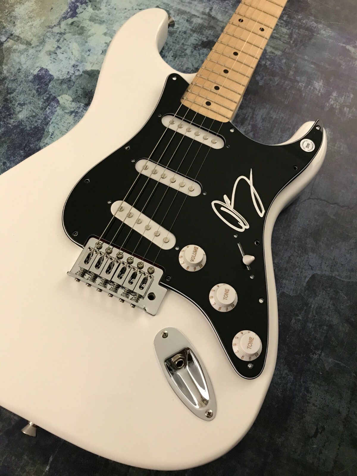 GFA Babylon White Ladder * DAVID GRAY * Signed Electric Guitar PROOF D3 COA