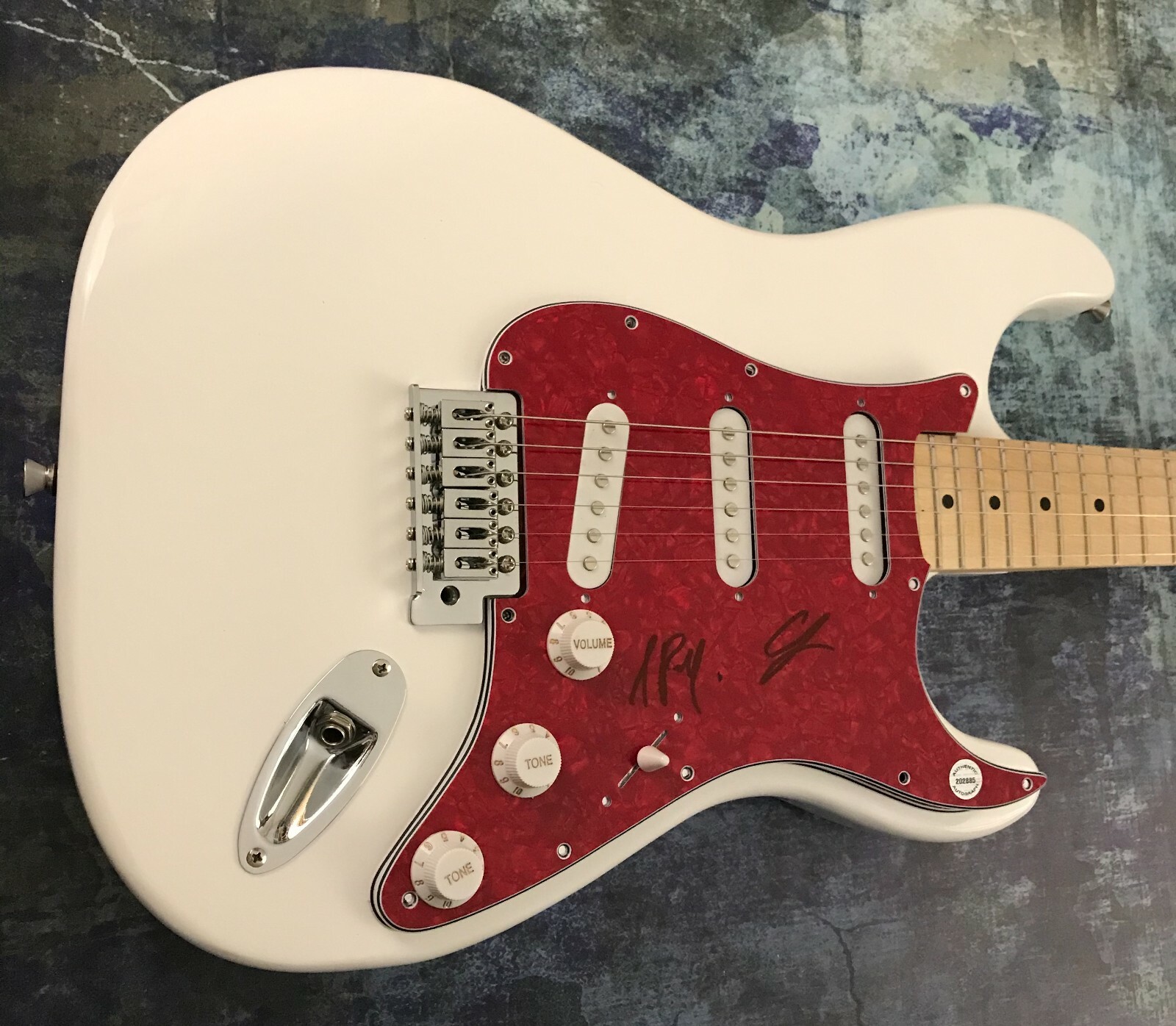 GFA Alex Pall & Andrew Taggart * THE CHAINSMOKERS * Signed Electric Guitar COA
