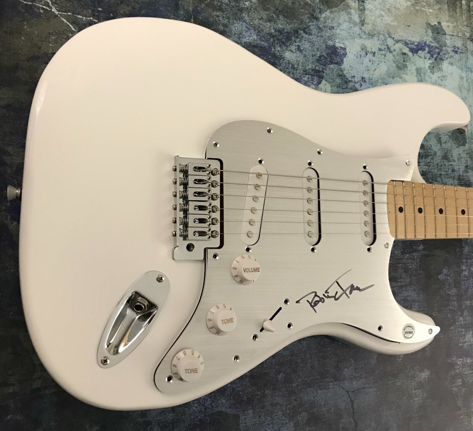 GFA Nine Inch Nails & Guns N' Roses * ROBIN FINCK * Signed Electric Guitar E COA