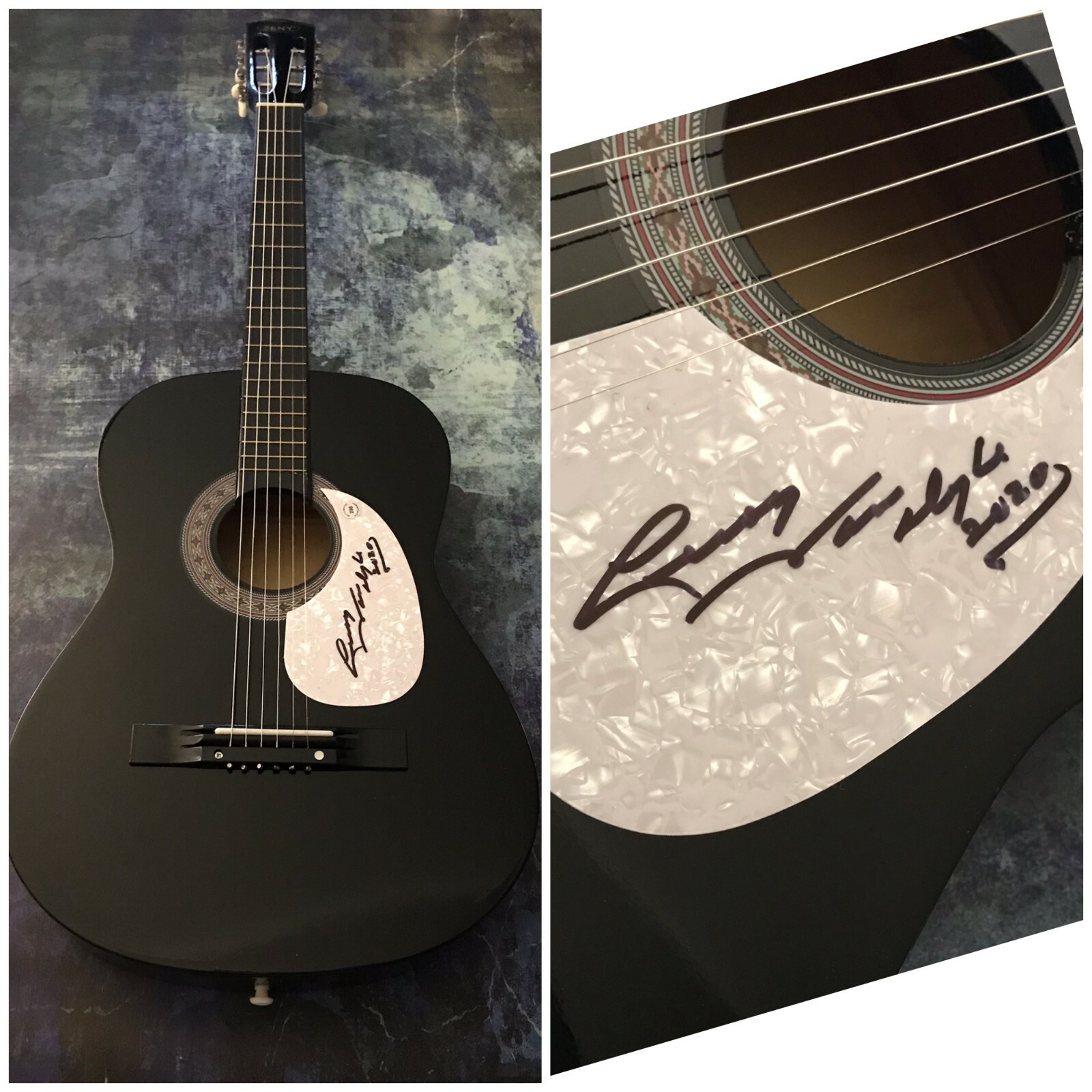 GFA The Auctioneer * LEROY VAN DYKE * Signed Acoustic Guitar L4 COA
