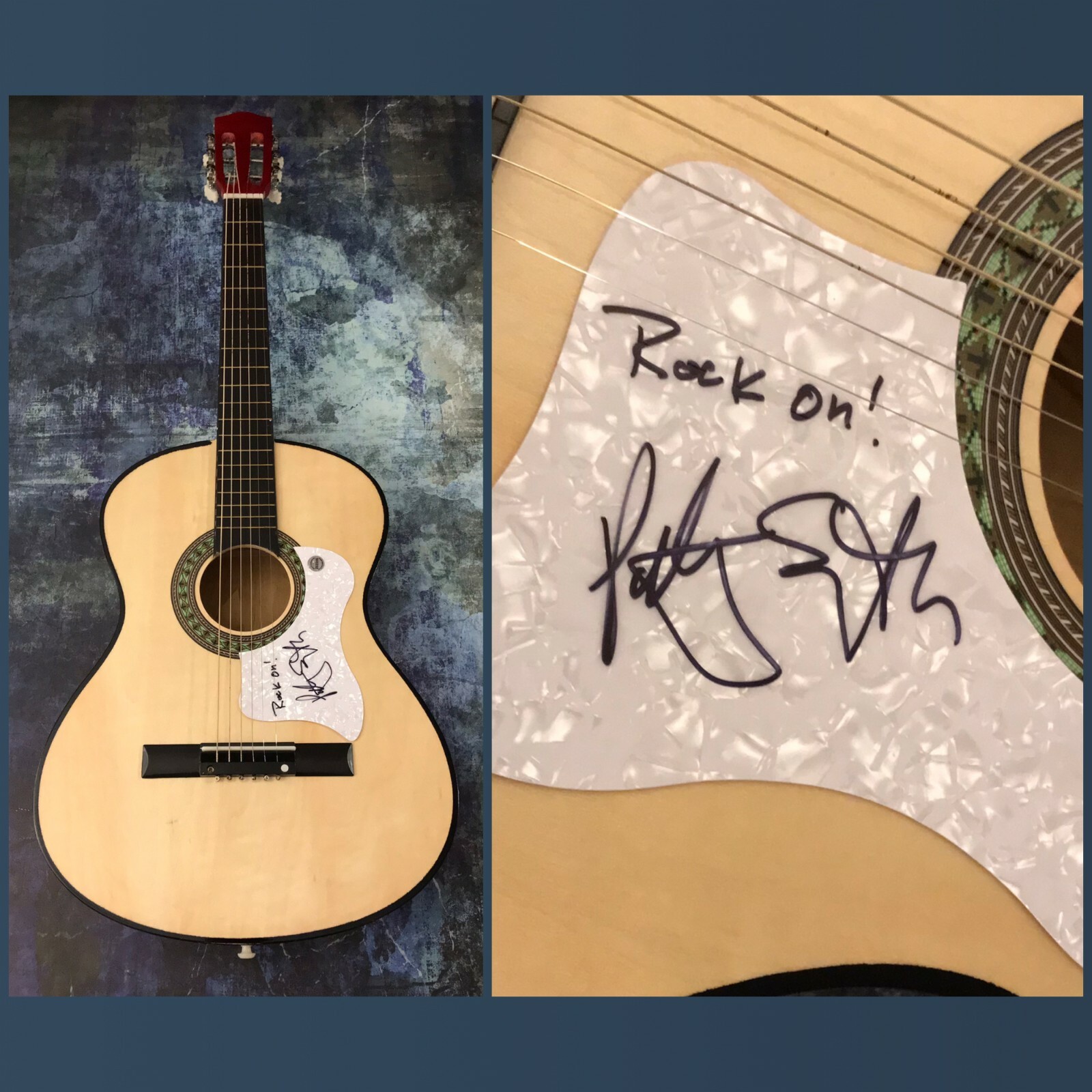 GFA Never Enough Downton Train * PATTY SMYTH * Signed Acoustic Guitar COA
