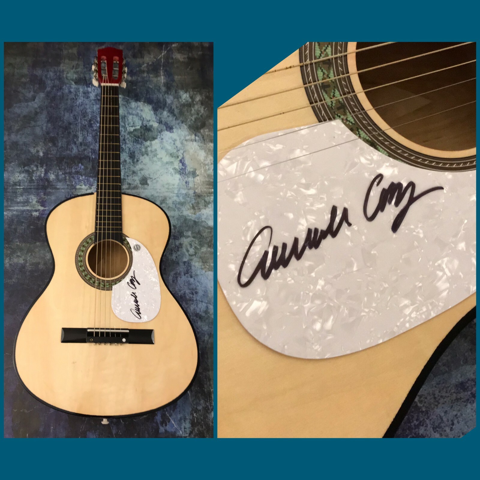 GFA and His Lost Planet Airmen * COMMANDER CODY * Signed Acoustic Guitar COA
