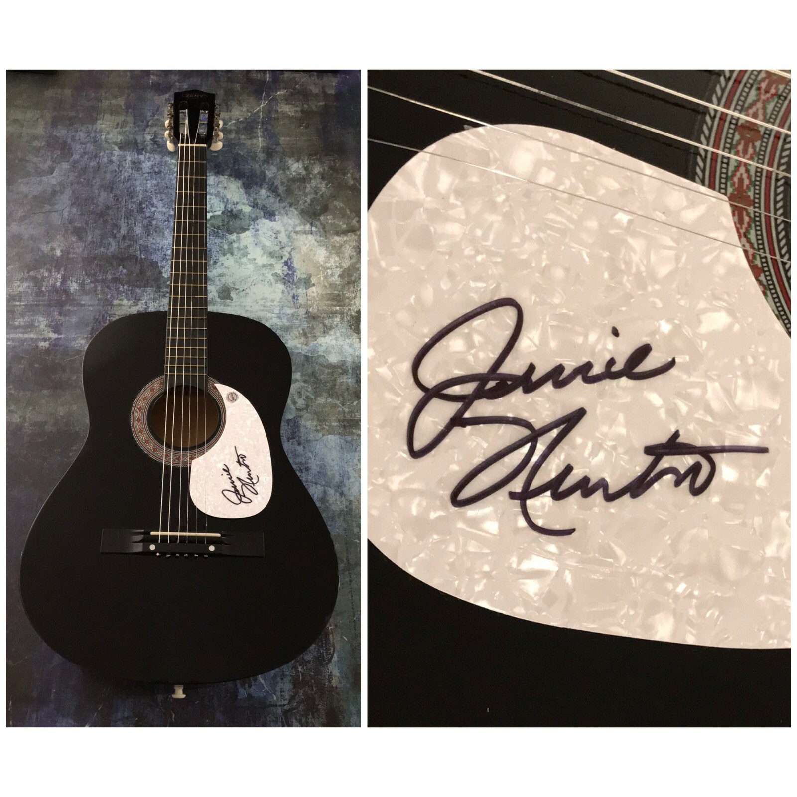 GFA Angel of the Morning * JUICE NEWTON * Signed Acoustic Guitar J1 COA
