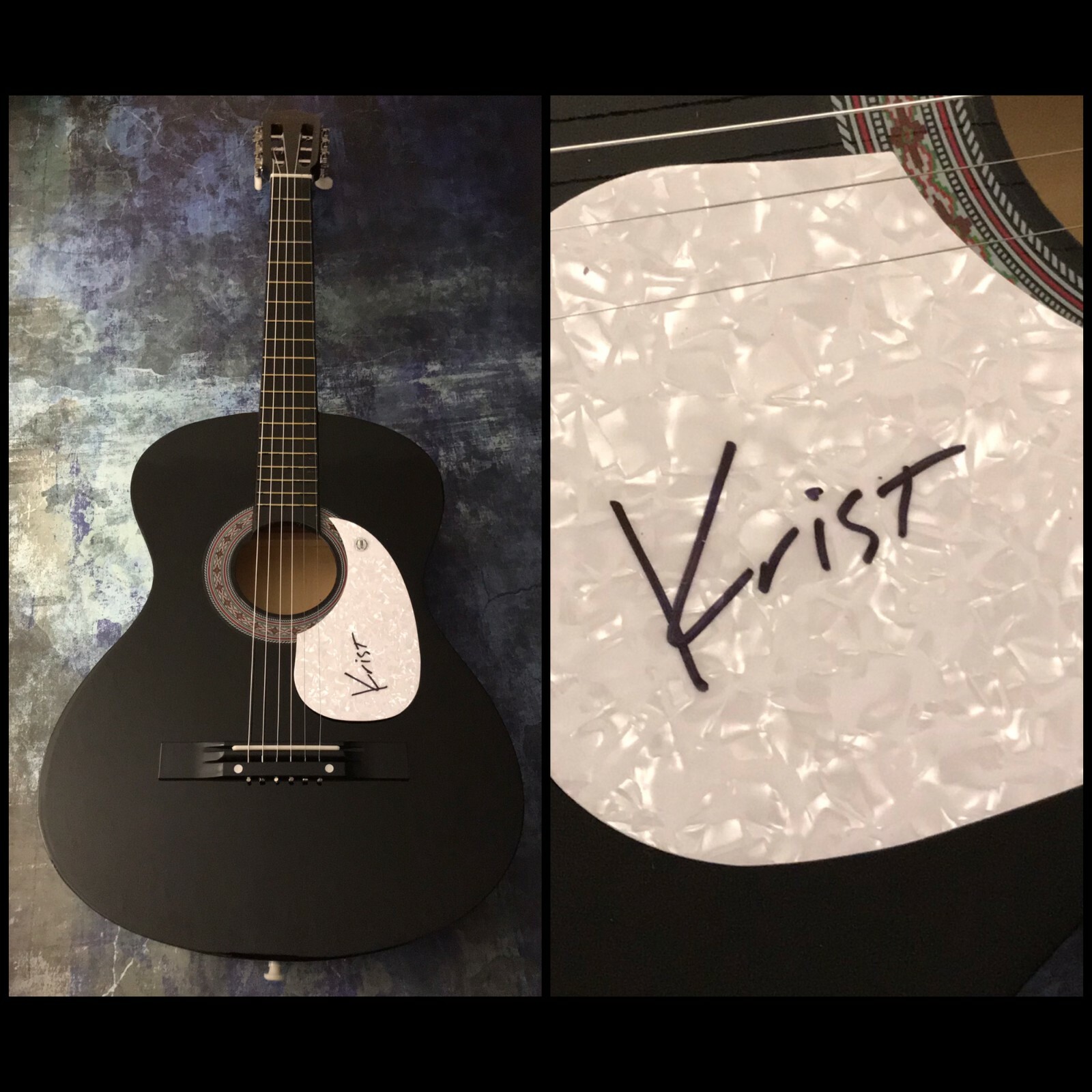 GFA Nirvana Original Bassist * KRIST NOVOSELIC * Signed Acoustic Guitar K3 COA
