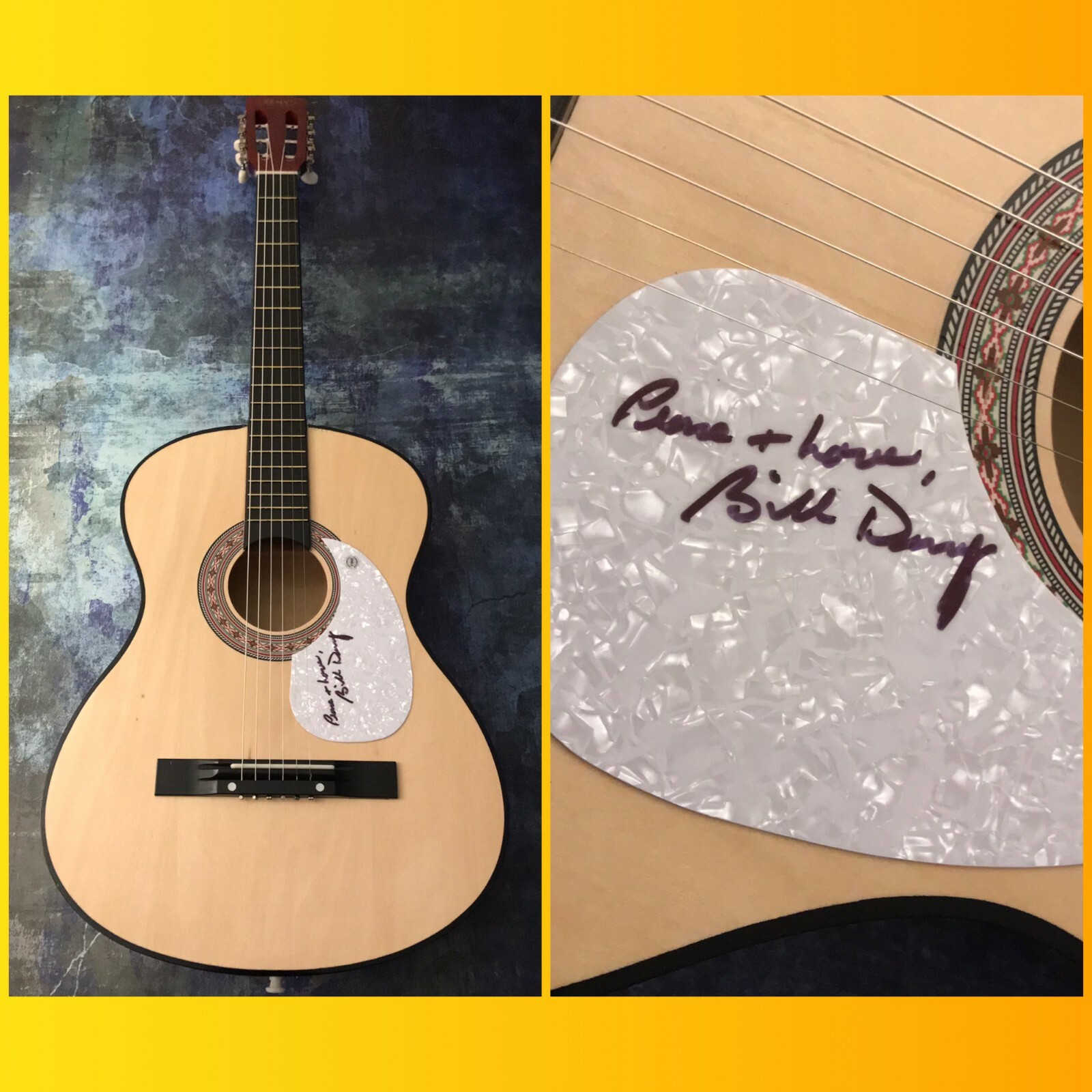 GFA Afternoon Delight Star * BILL DANOFF * Signed Acoustic Guitar B2 COA
