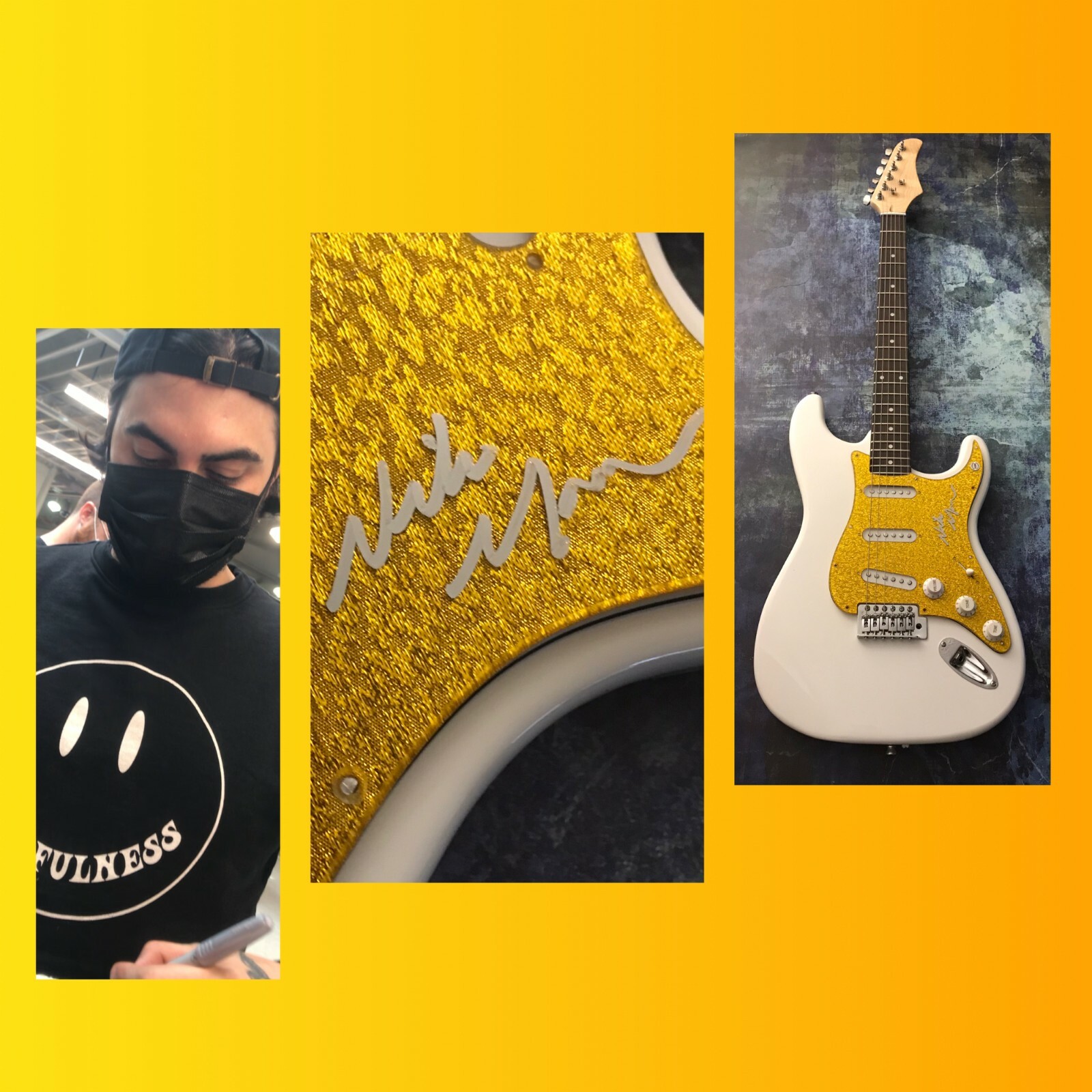 GFA Good Time & Paradise to Me * NIKO MOON * Signed Electric Guitar PROOF N3 COA