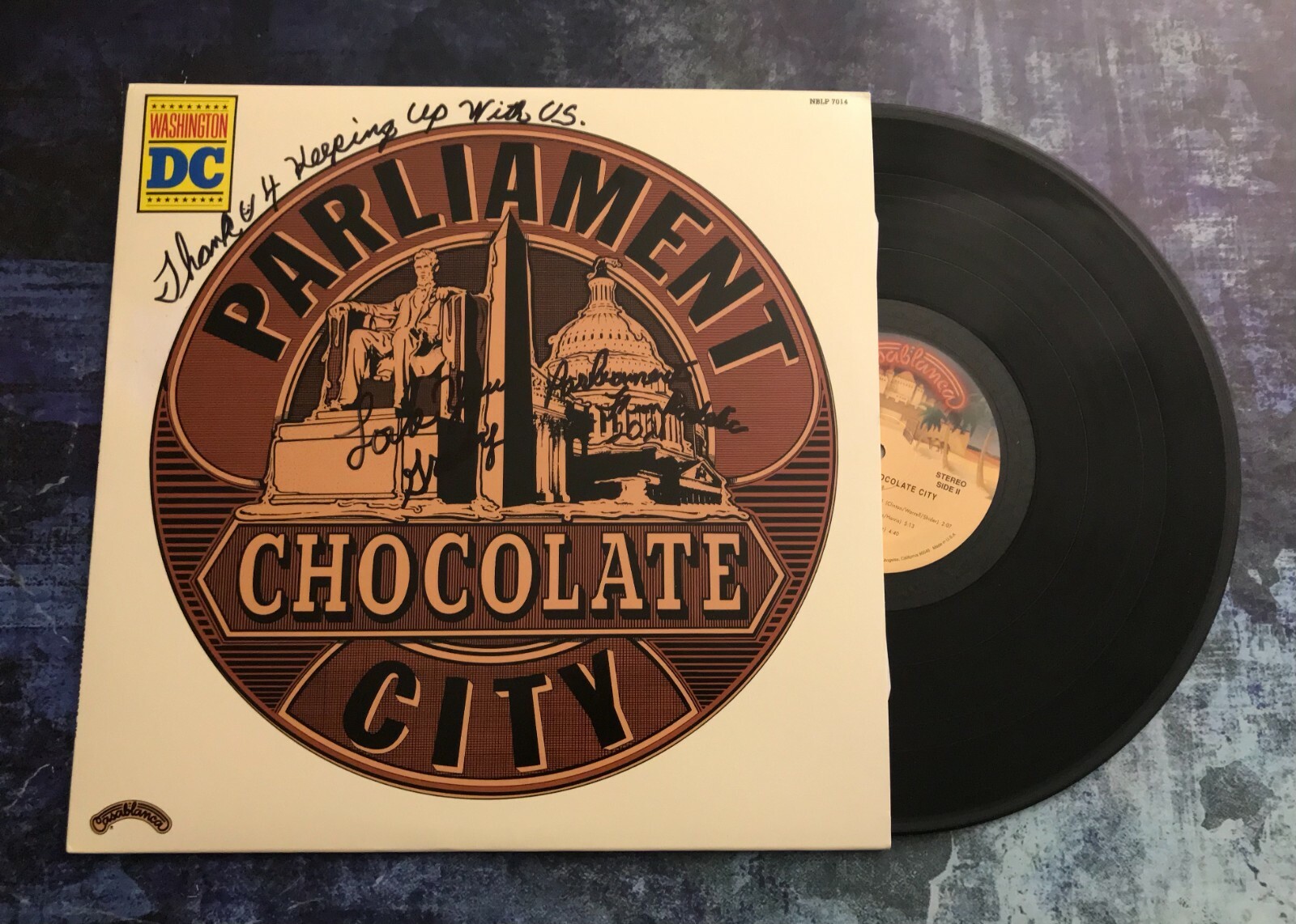 GFA Shady Grady Thomas * PARLIAMENT-FUNKADELIC * Signed Record New Album COA
