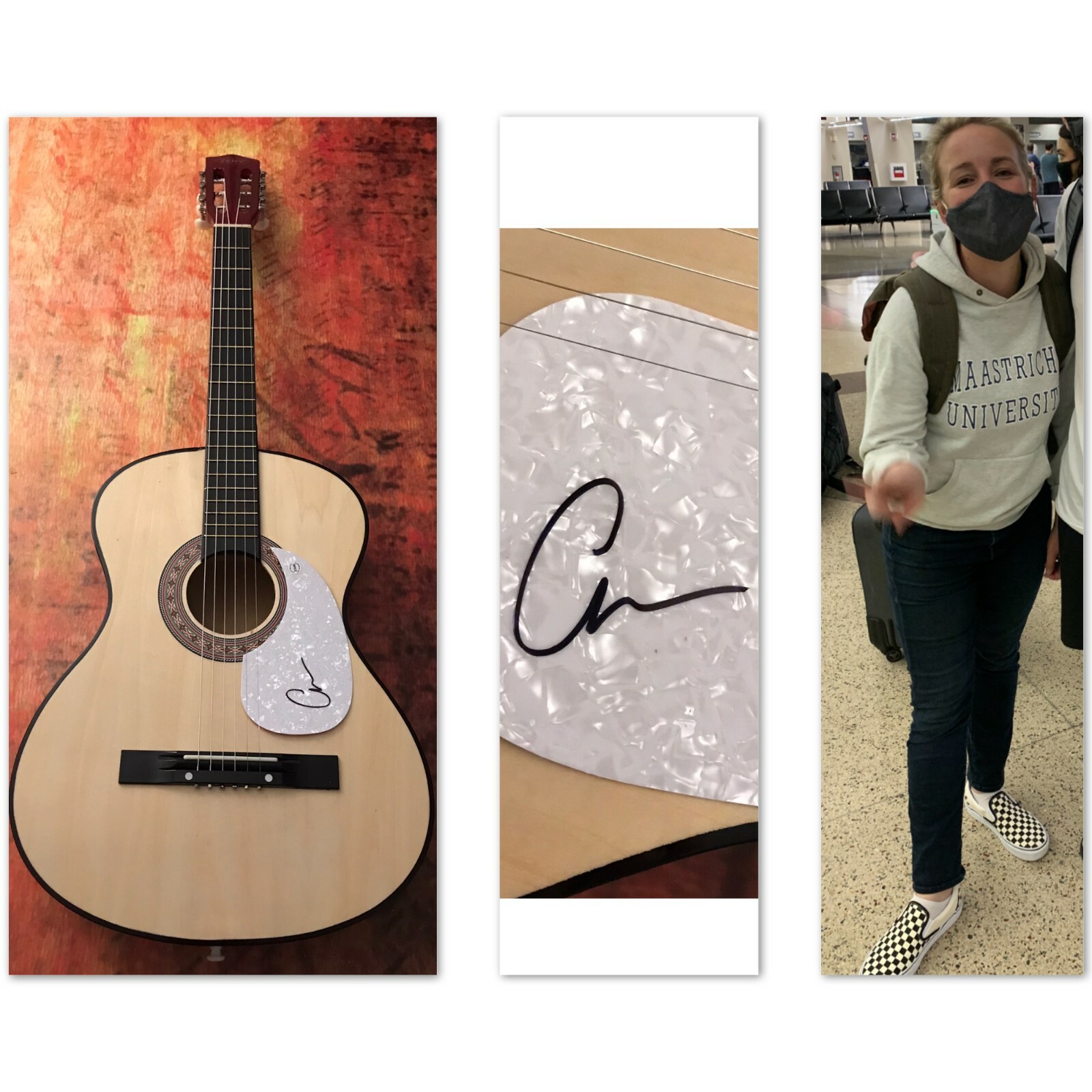 GFA Classic & Burning House Country Star * CAM * Signed Acoustic Guitar C2 COA
