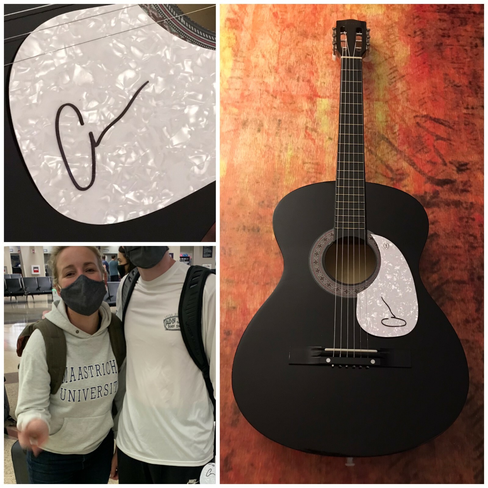 GFA Classic & Burning House Country Star * CAM * Signed Acoustic Guitar C3 COA
