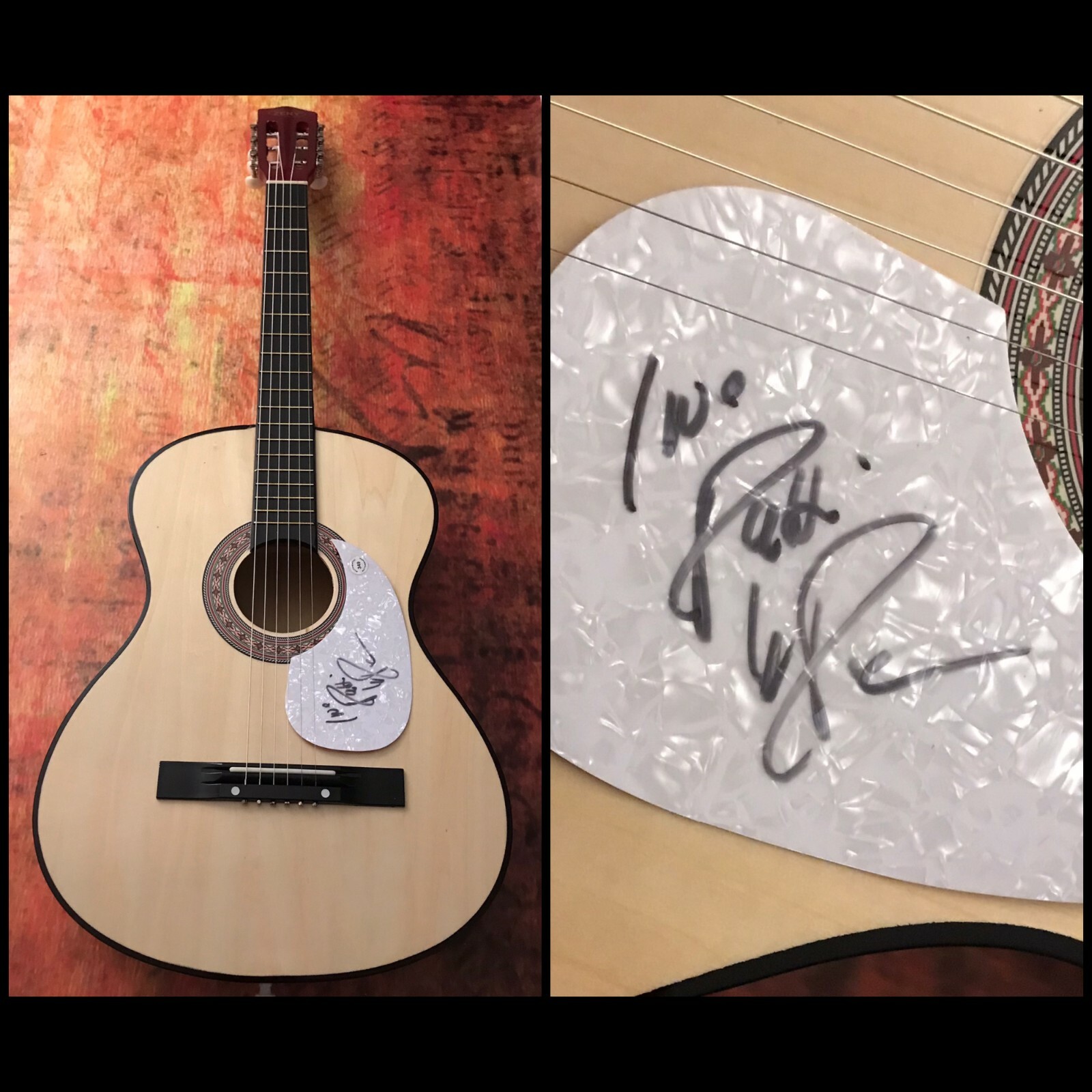 GFA Gypsy Broadway Star * PATTI LuPONE * Signed Acoustic Guitar COA