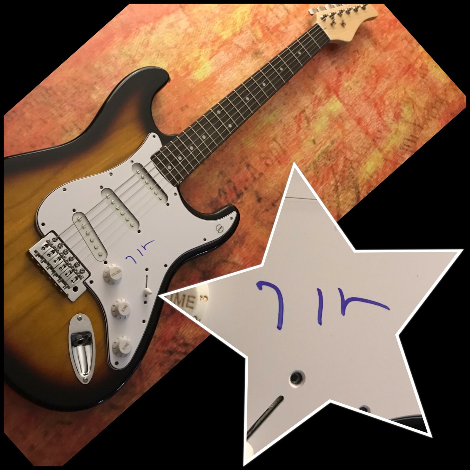 GFA Jimmy Eat World Singer * JIM ADKINS * Signed Electric Guitar PROOF J4 COA