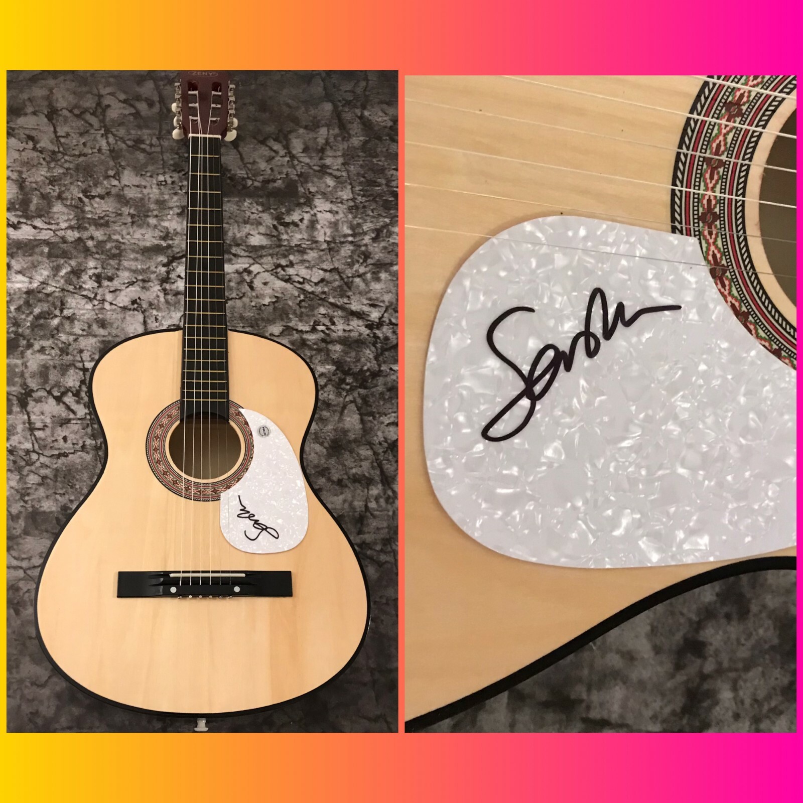 GFA When Was it Over? * SASHA ALEX SLOAN * Signed Acoustic Guitar PROOF S3 COA
